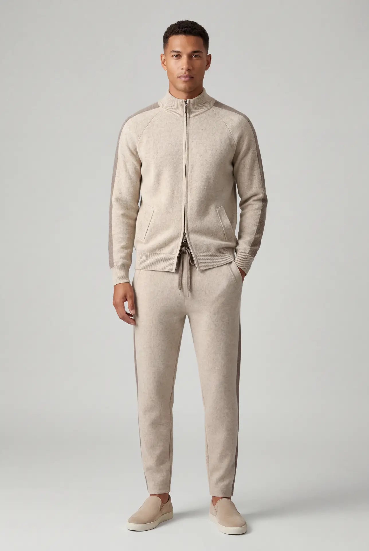 Beige Nina Cashmere Set