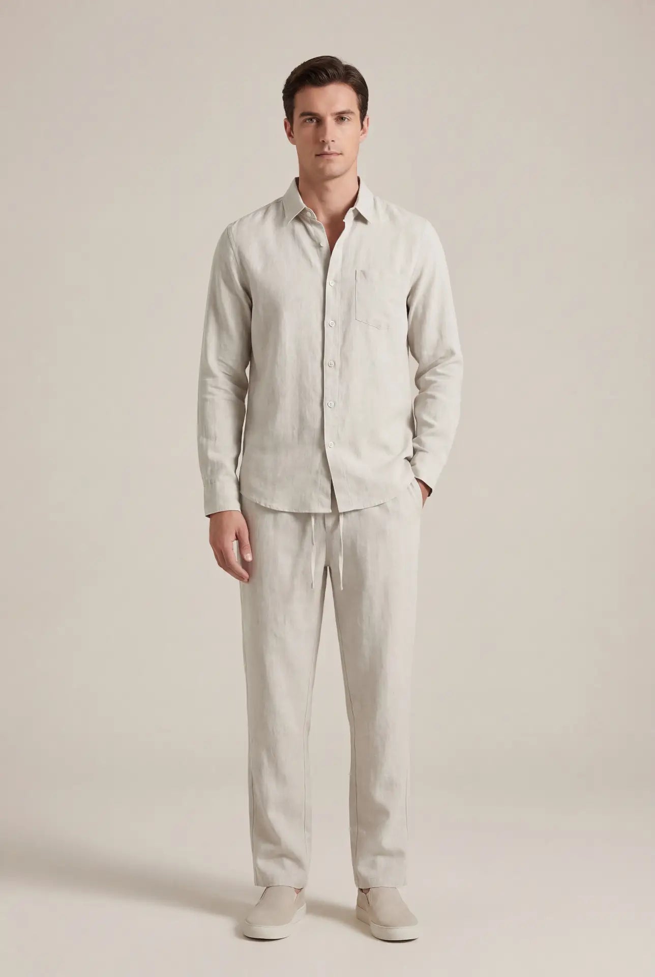 SET LINEN AFRICAN LEONINA