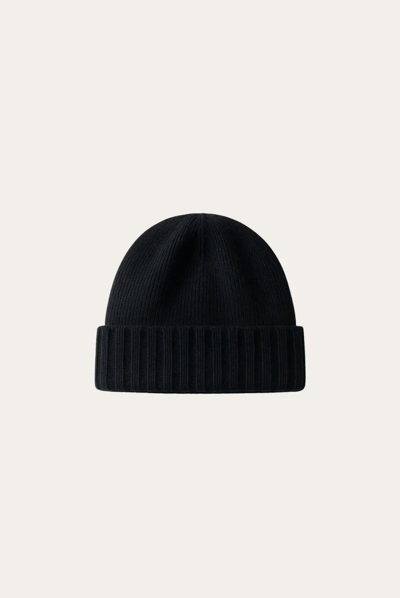 Black Cashmere Beanie