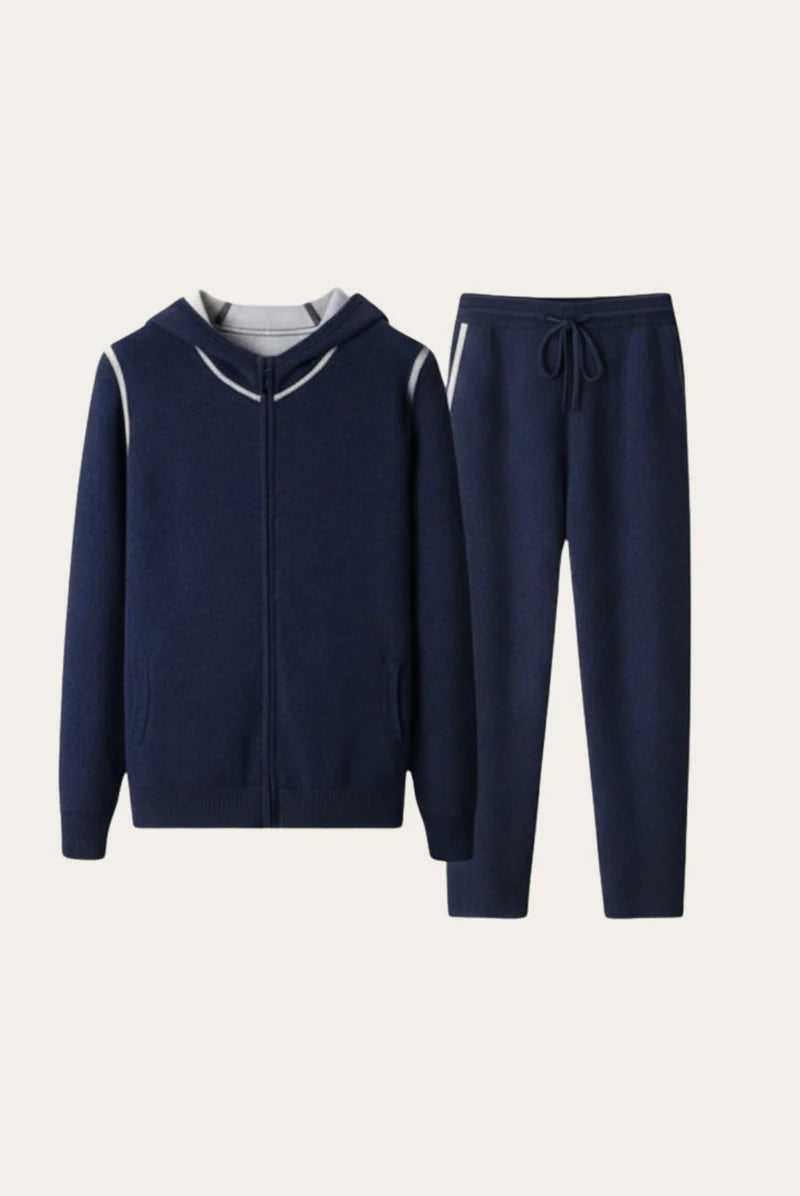 Blue Nina Cashmere Set