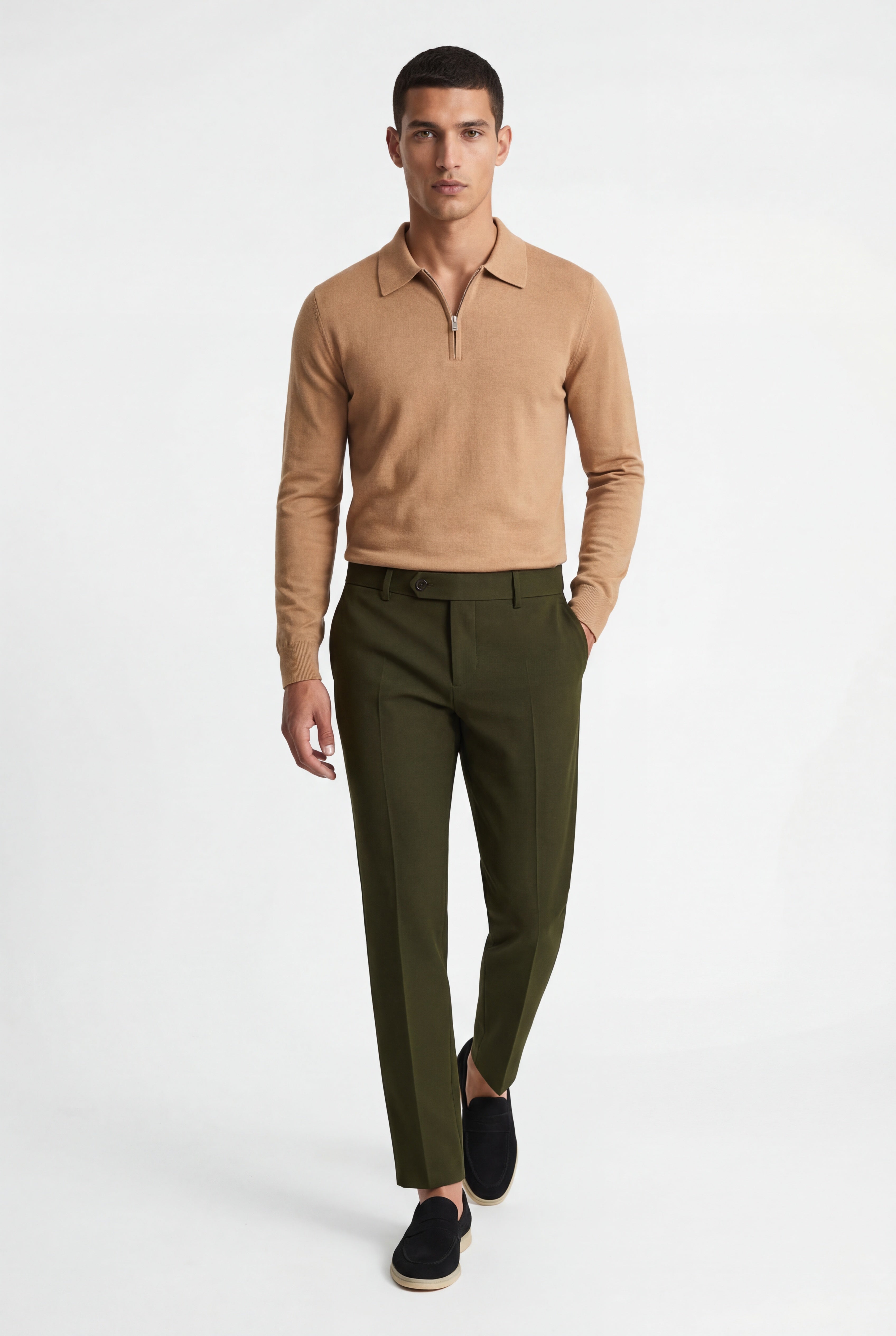 Olive Green Nina Pantalon