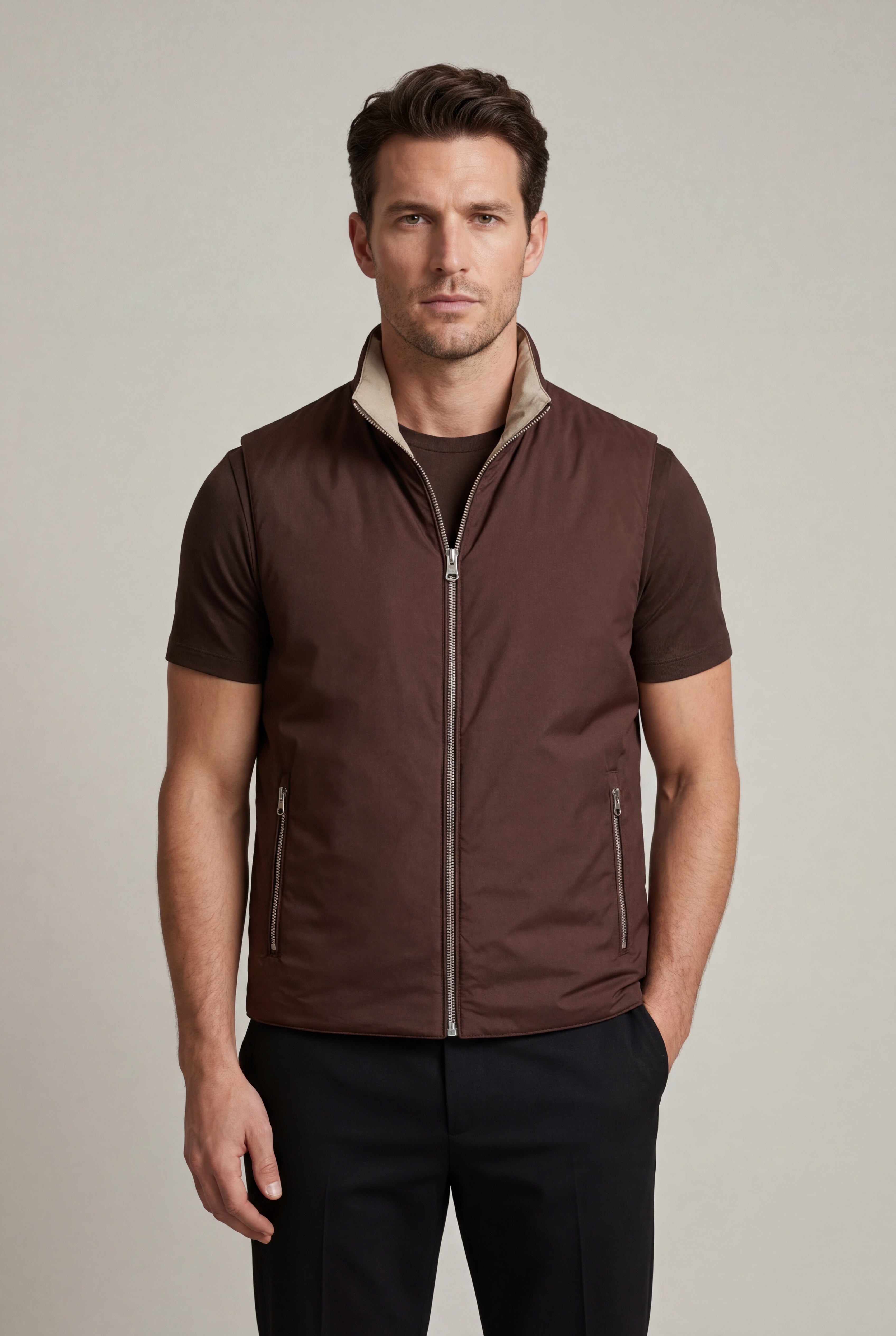 Brown Tech Gillet