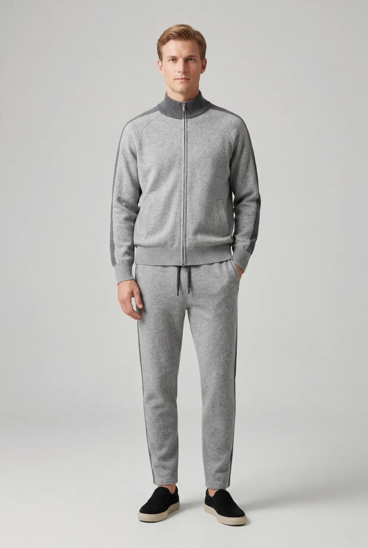 Grey Nina Cashmere Set