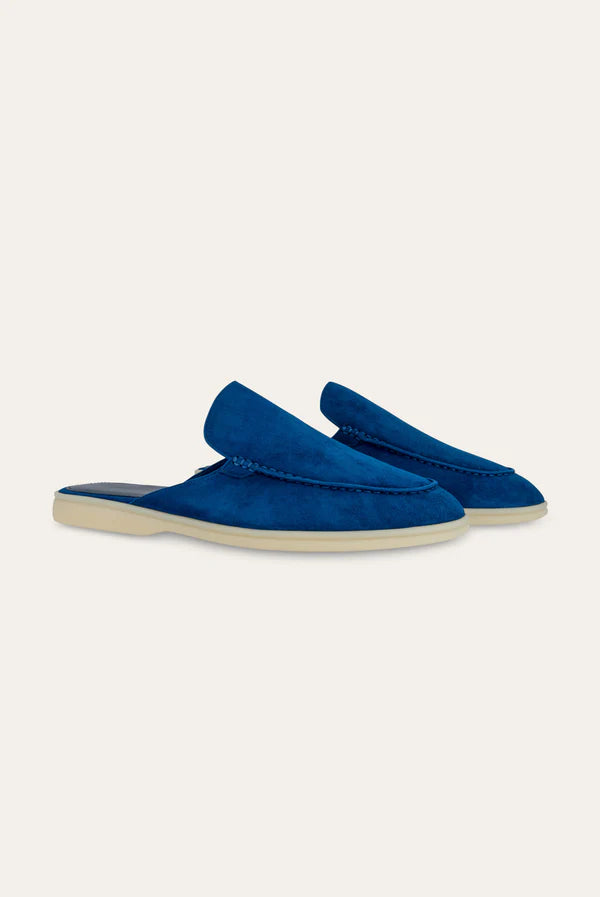Marine Blue Nina Mule